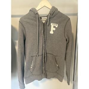 Abercrombie jacket gray y2k